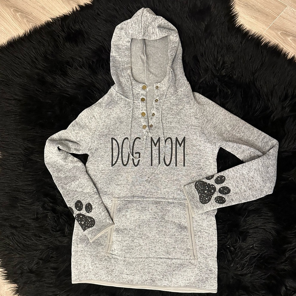 🐶 🐾 DOG MOM Hooded Pullover